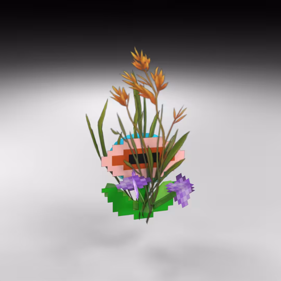 Hand-hacked Bouquet 87