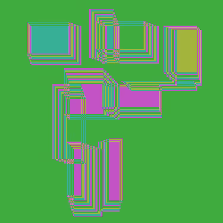 Superimposed Rectangles #80