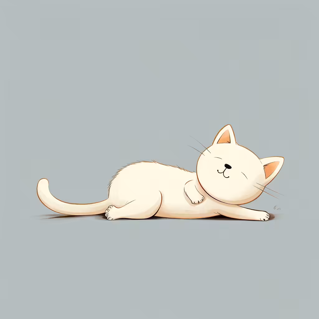 Lazy cat