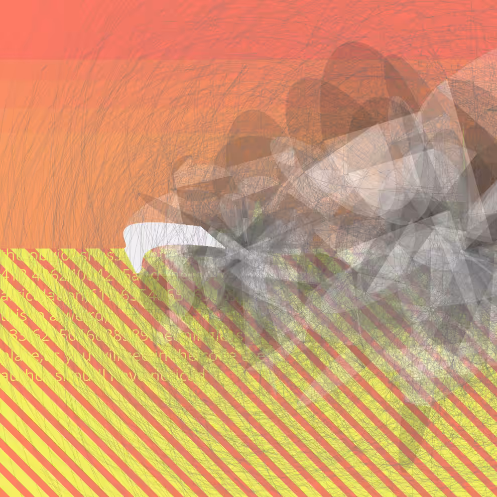 Generative composition: object in space #5