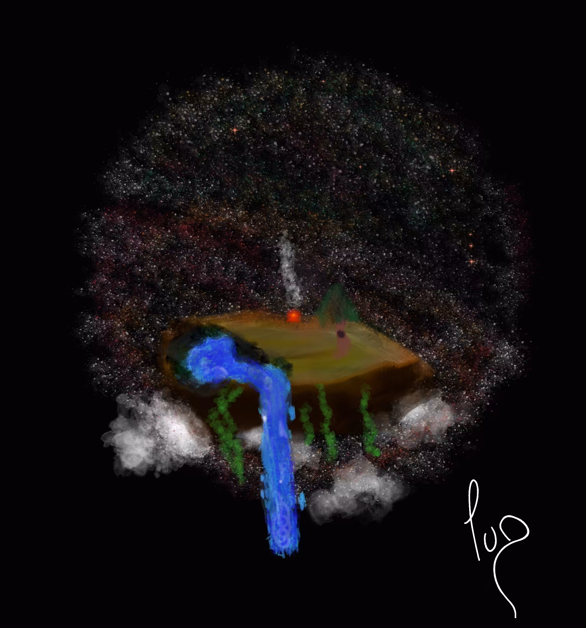 flying island
