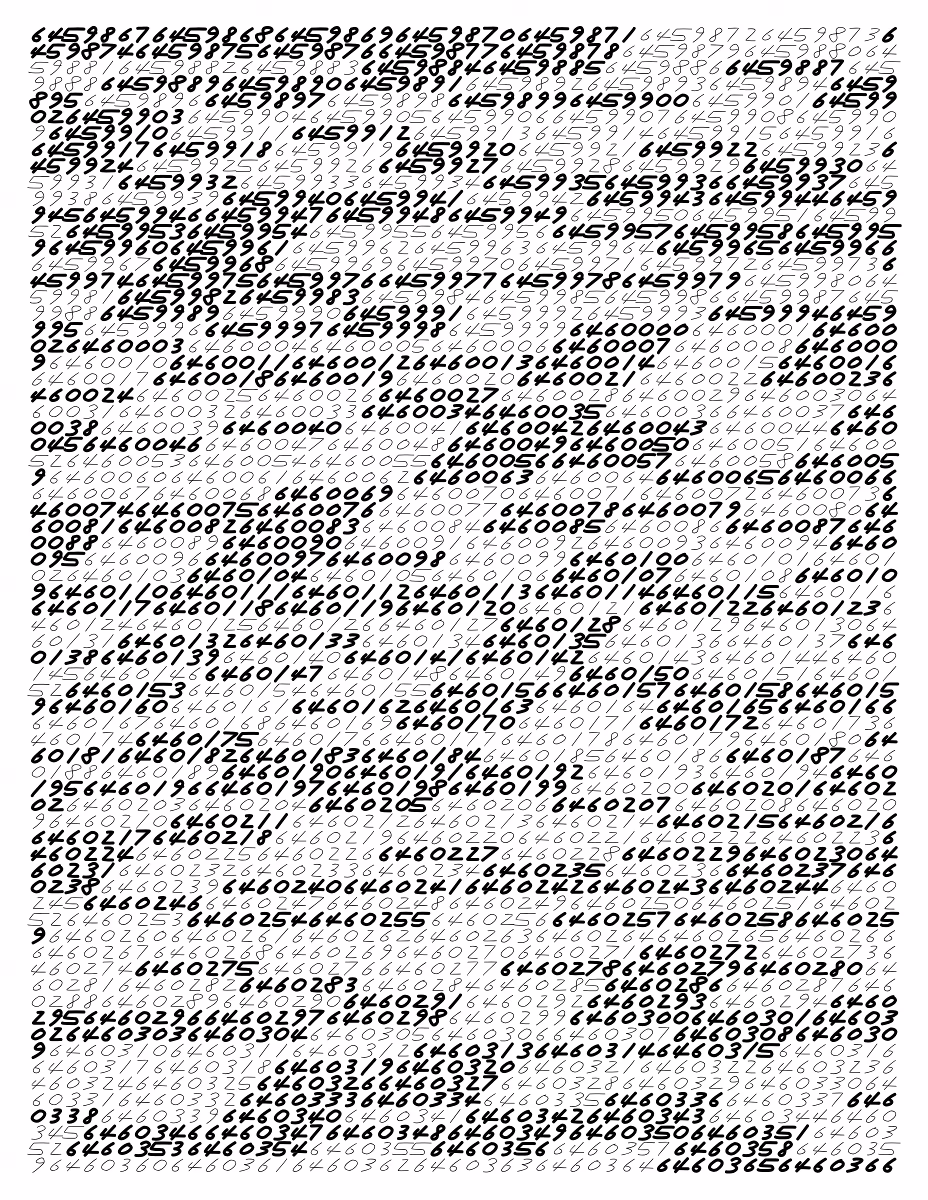 Endless (5,607,250 to Infinity) #2938