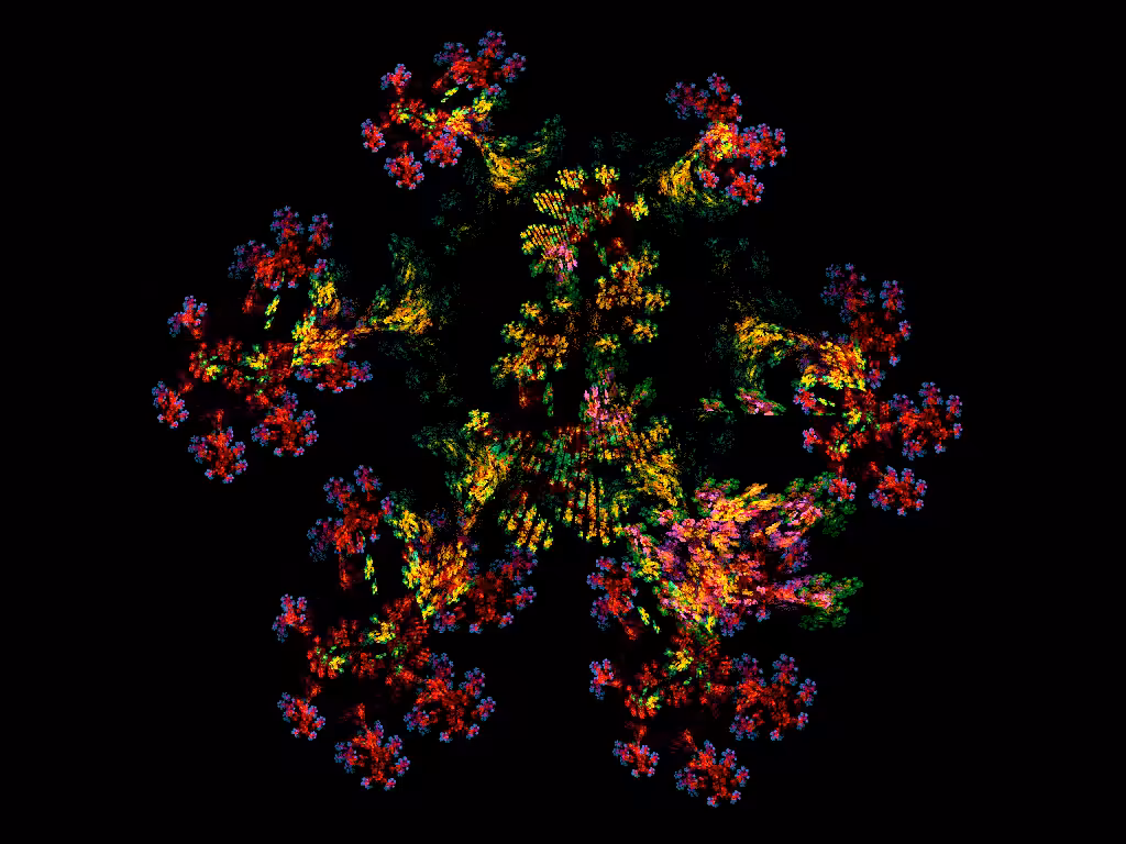 Raw Fractal Series - #025 - Star Flower