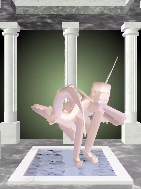 HeavenComputer: The Sneaky Peach Halo Woman #5602