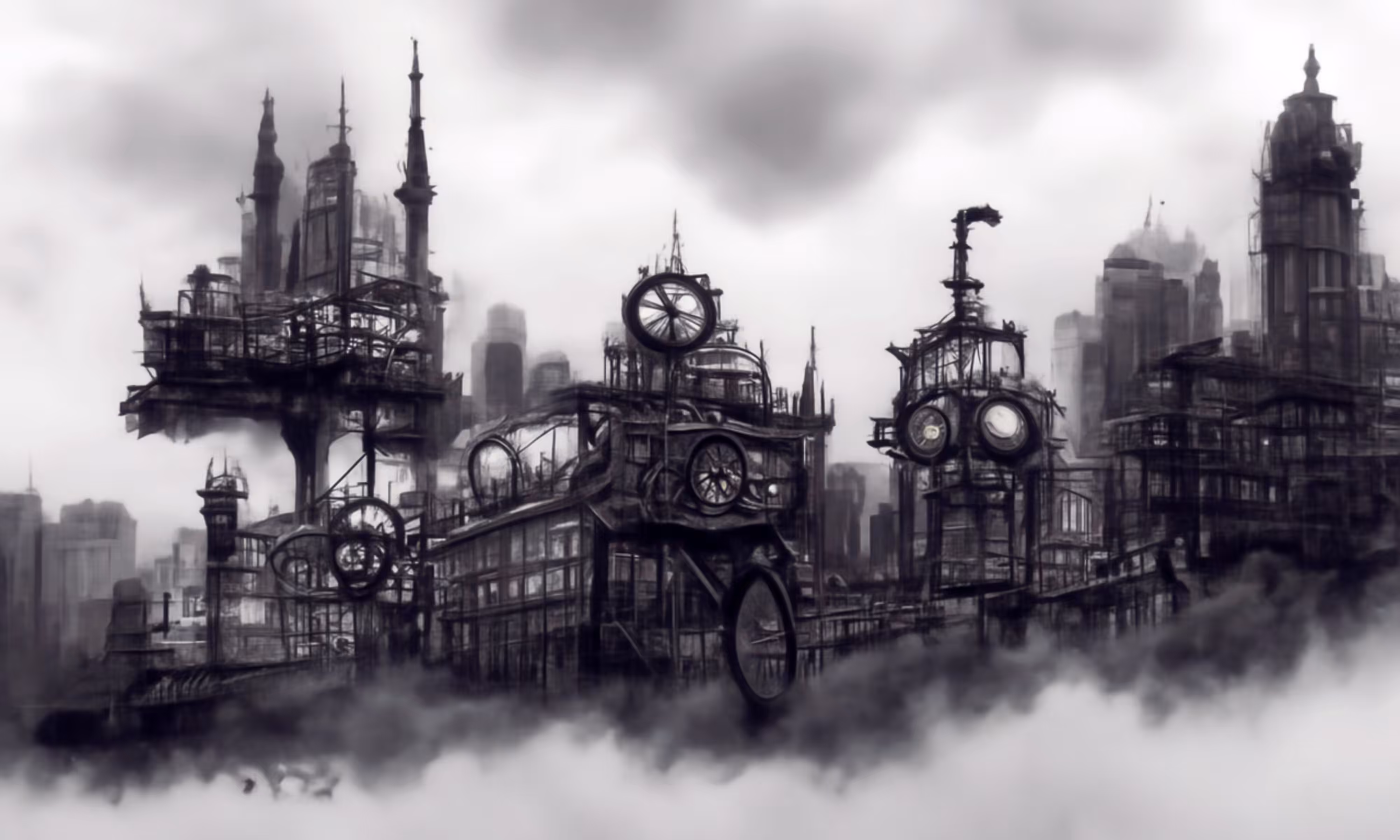 SteamPunk cityScape #003
