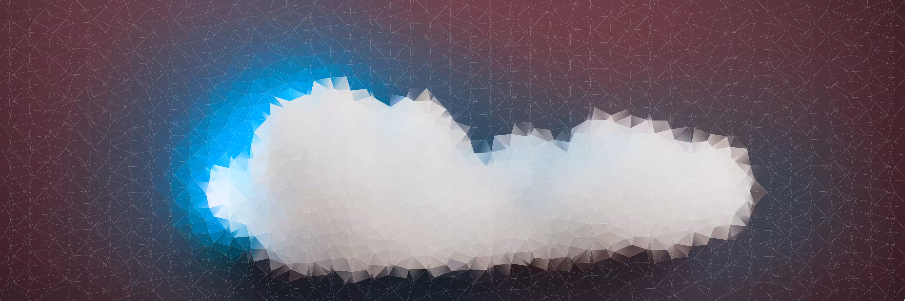 glitched ☁︎ clouds ☁︎ in wide space