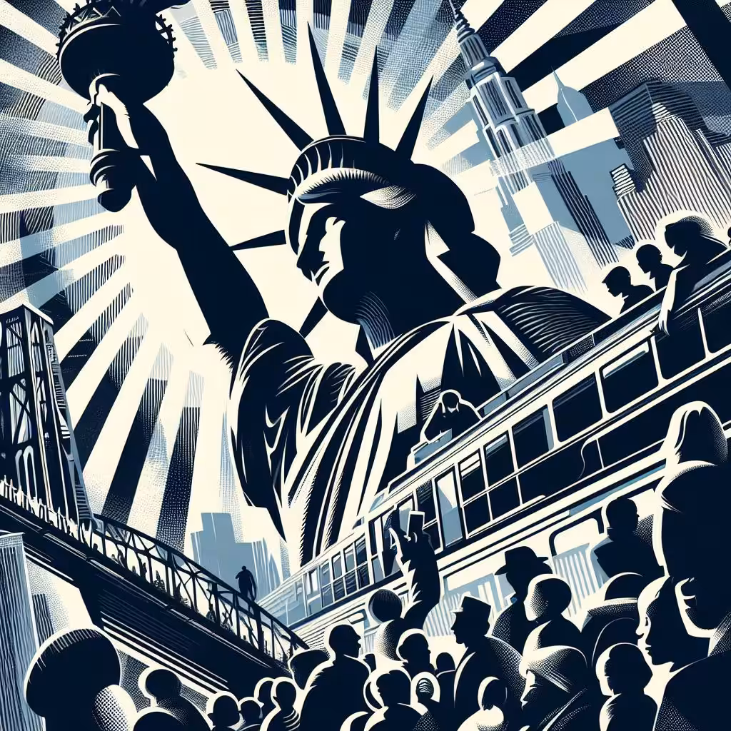 Liberty enlightening the world