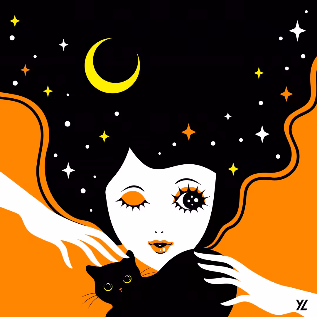 Lunar Stream of Thoughts (Night)