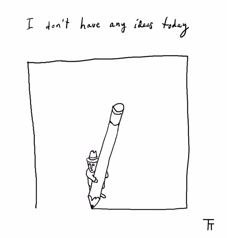I don't have any ideas today