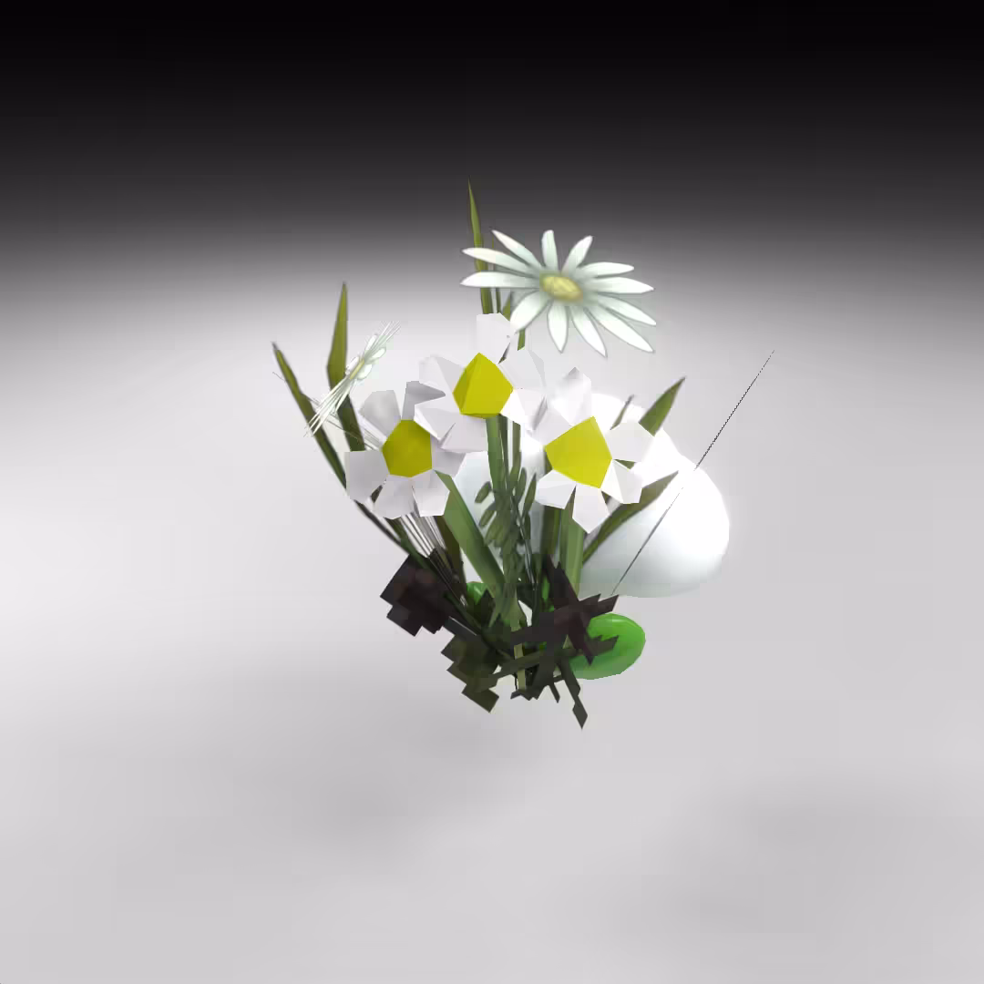 Hand-hacked Bouquet 49