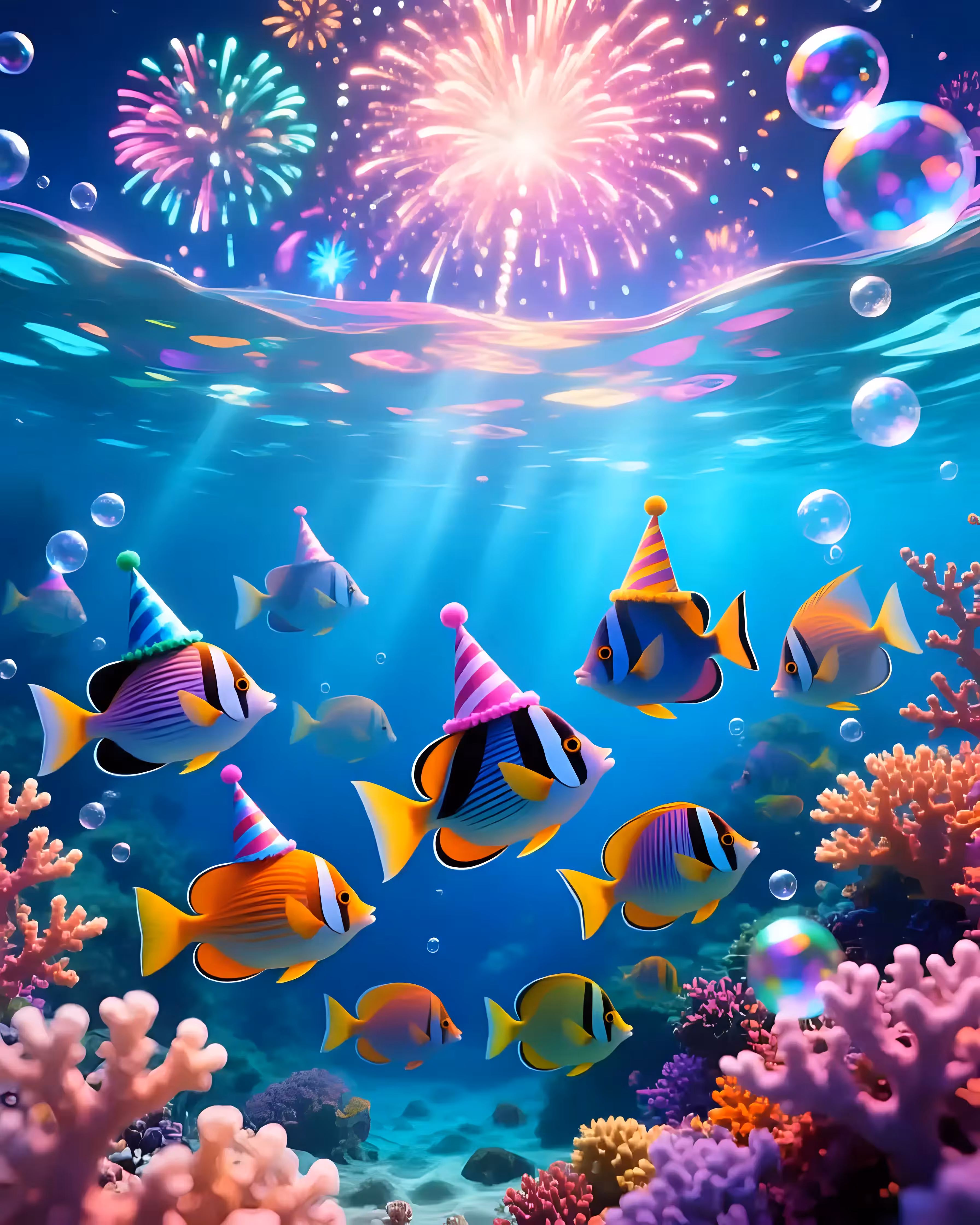 Fish fireworks 