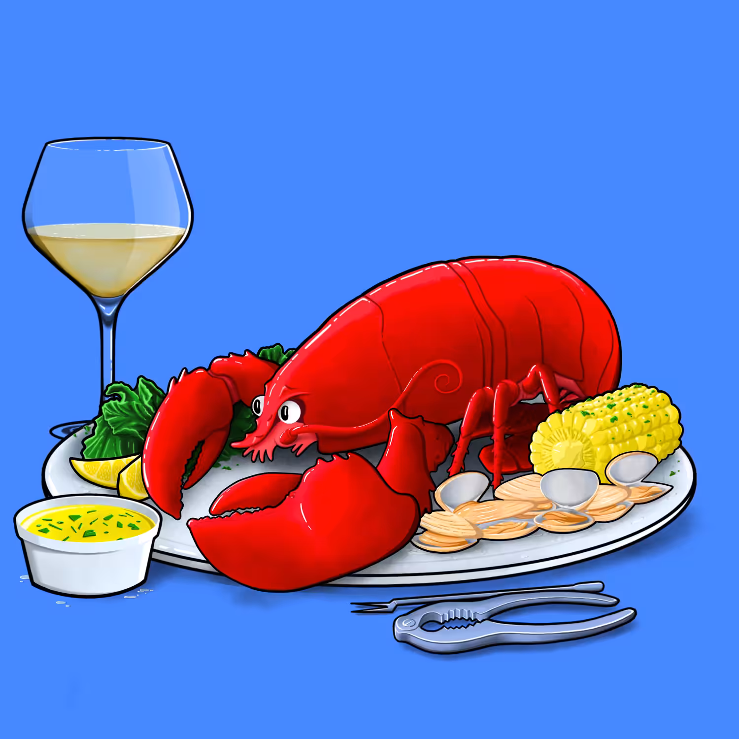 Buttery Boiled Lobster