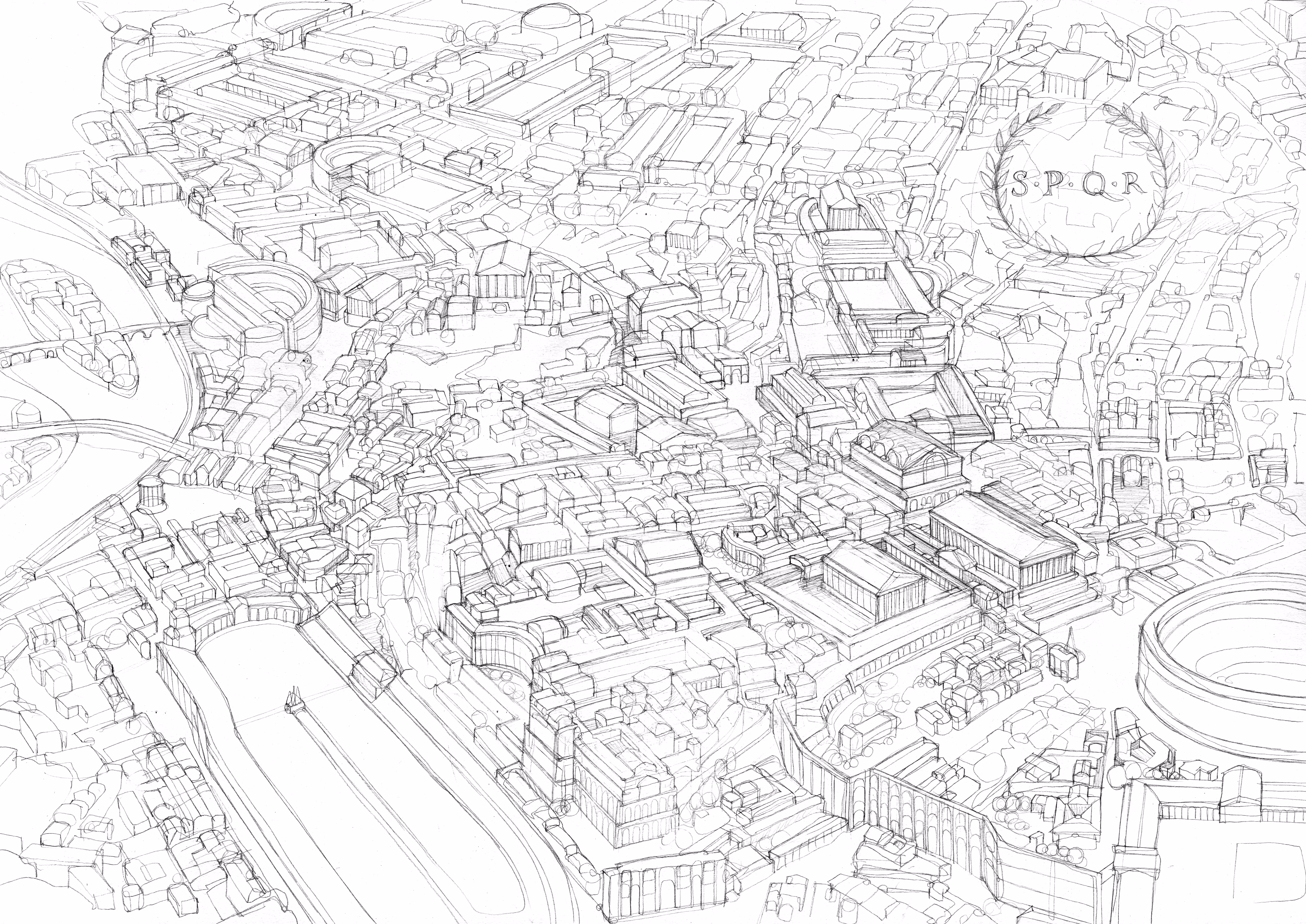 Sketch for a Map of Ancient Rome