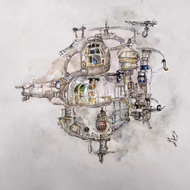 Utopian Space Castles #30