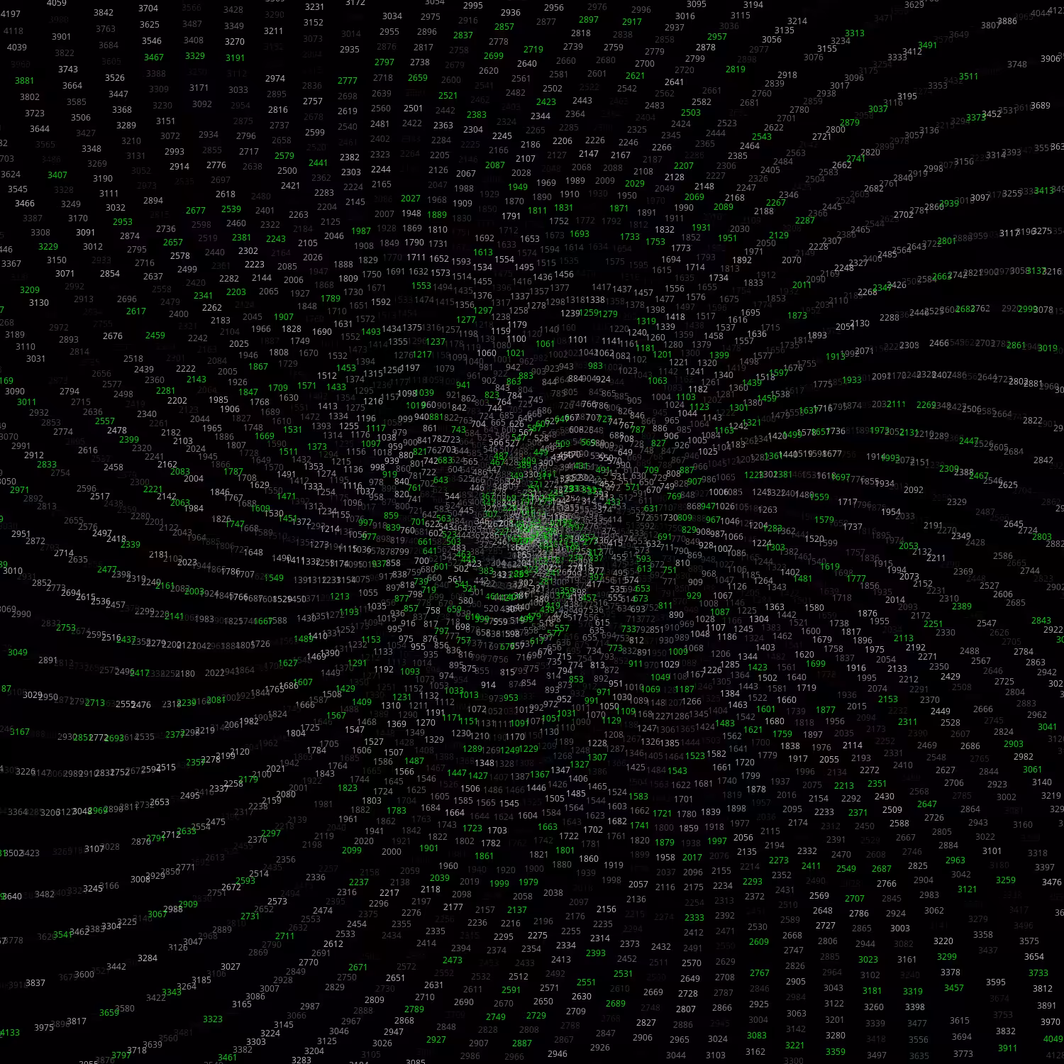 Polar Plot of Numbers #135