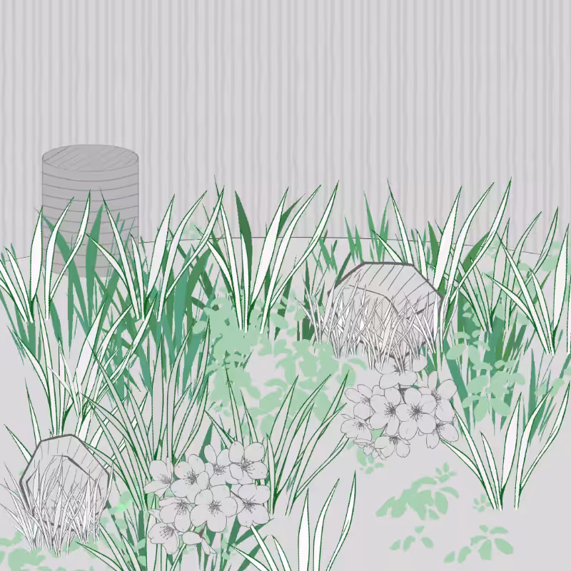 Wild Grass and Rubble #192