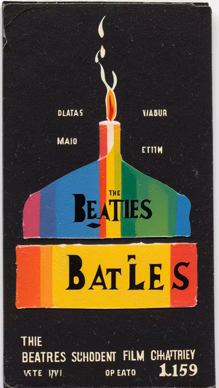 THE BEATLES STUDENT FILM COMPANY MATCHBOOK