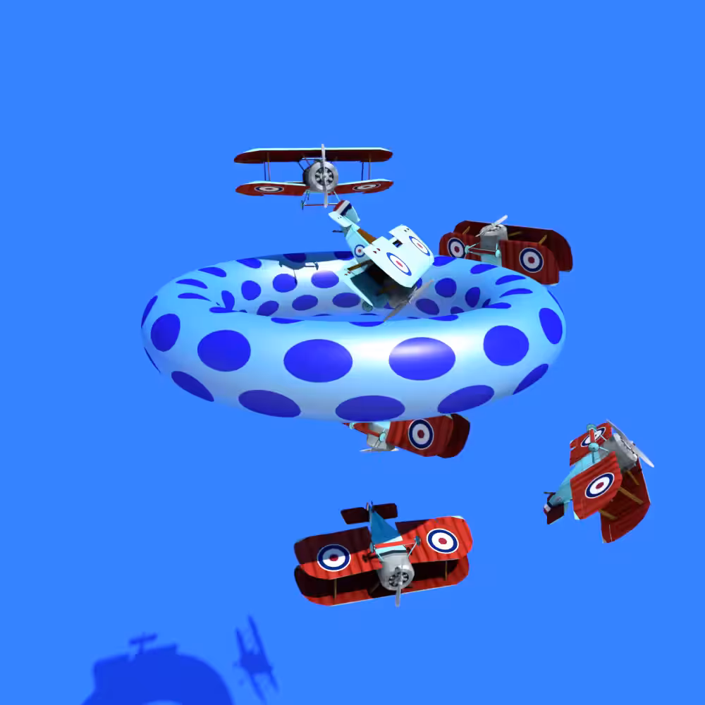 Flying racers