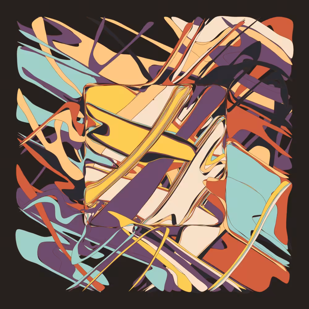 Geometric colorful shapes 3 #166