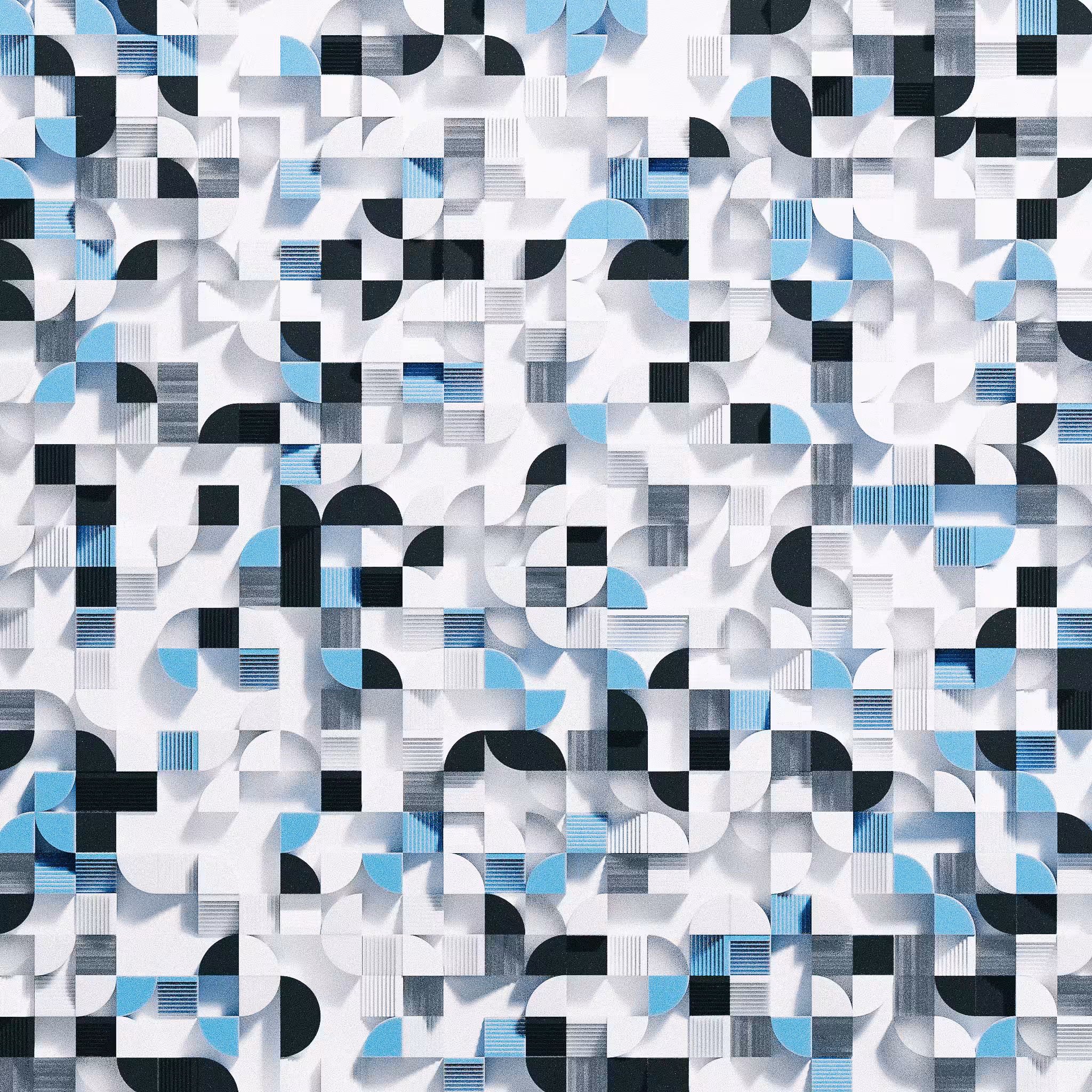 Early blender generative art exploration