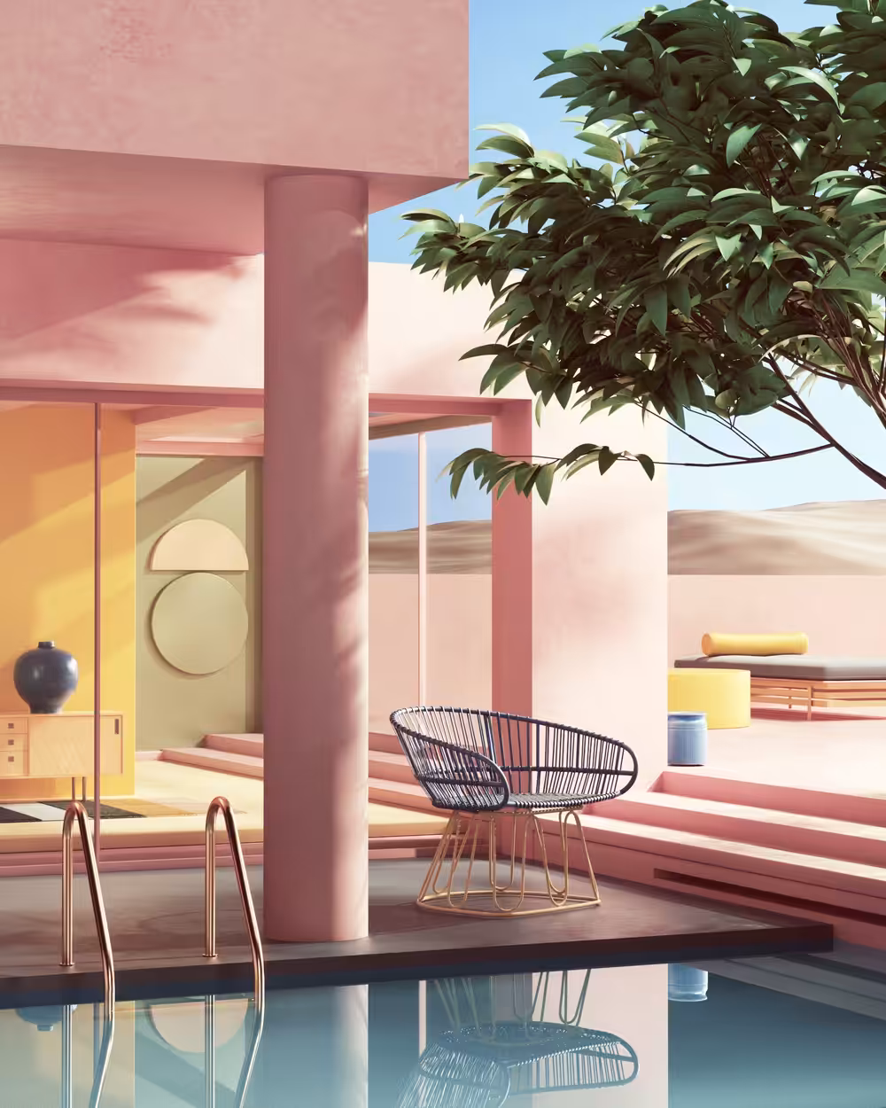Poolside