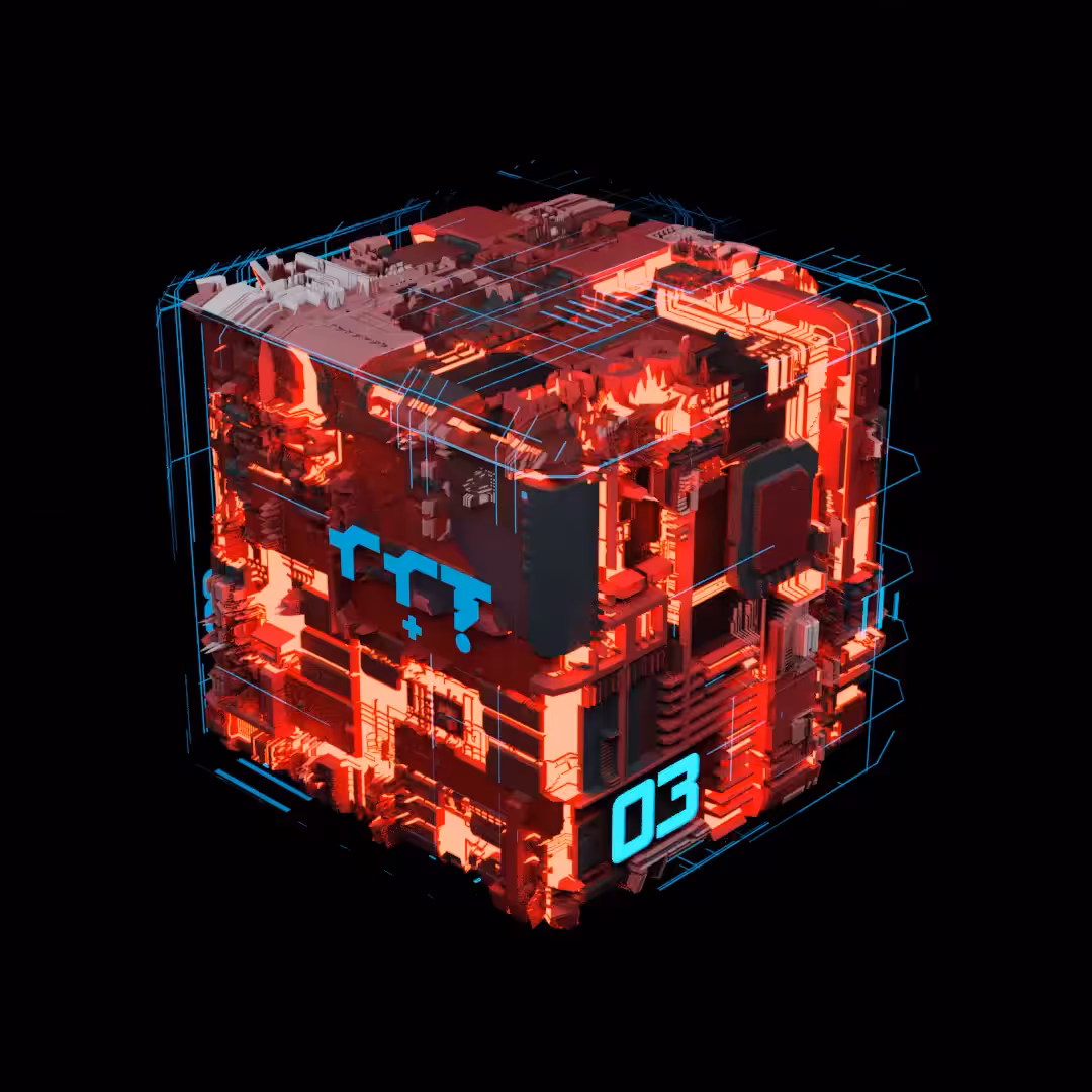 Neon Cube #03