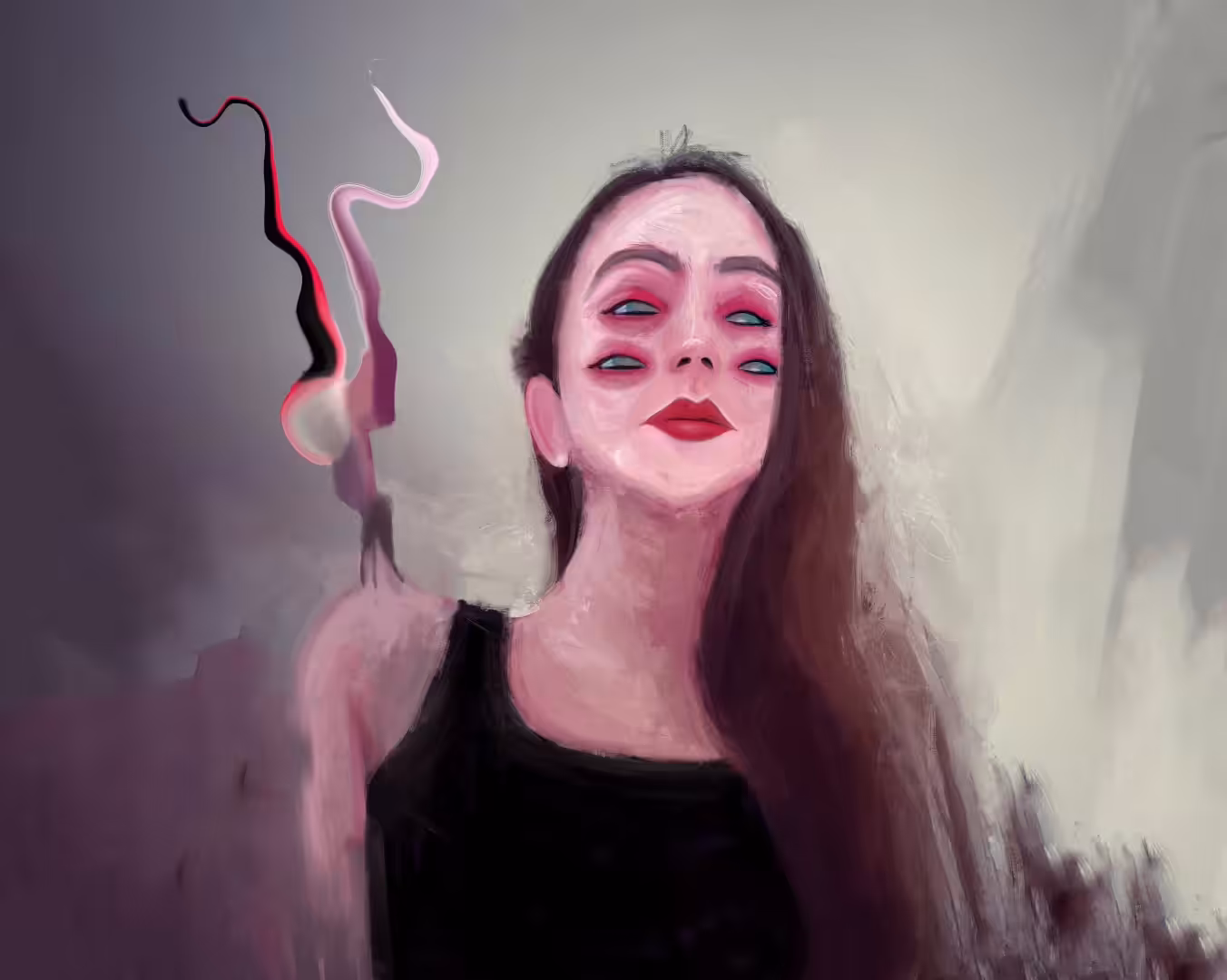 Portrait of the Artist and her Imp