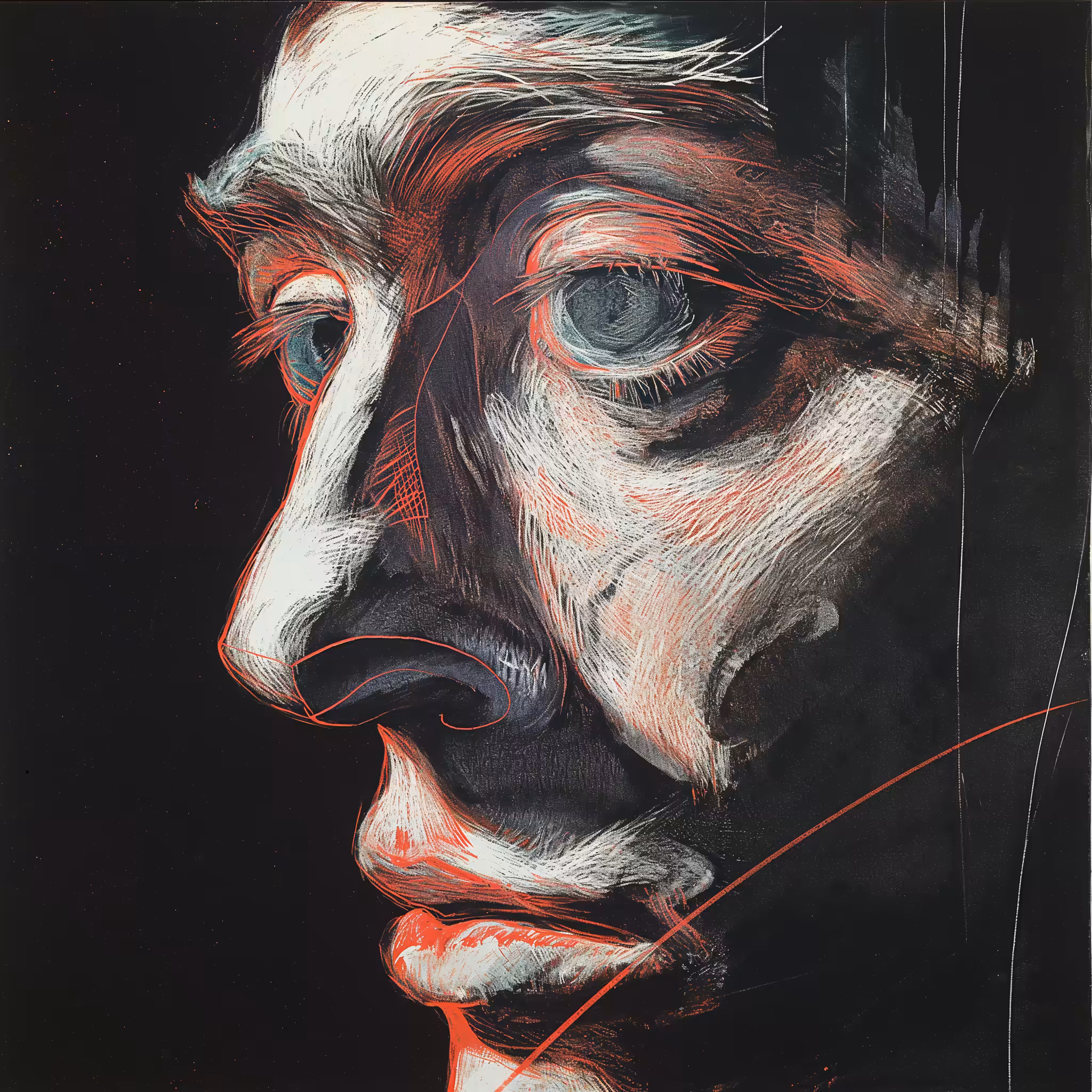 Faces - Study Sketch #223