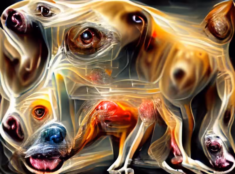 Abraham's First Works: dog inversed