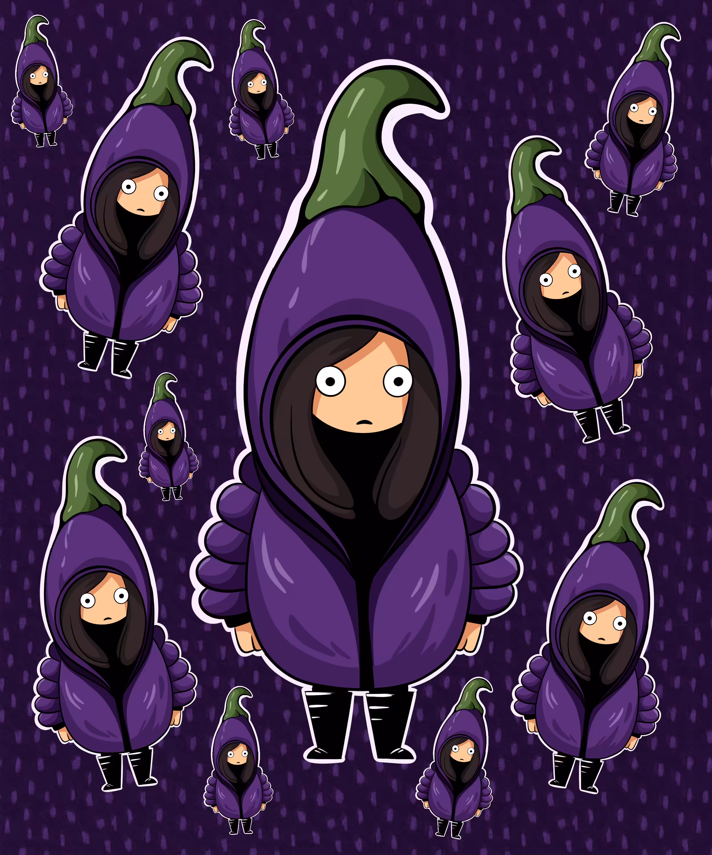 Eggplant Girl