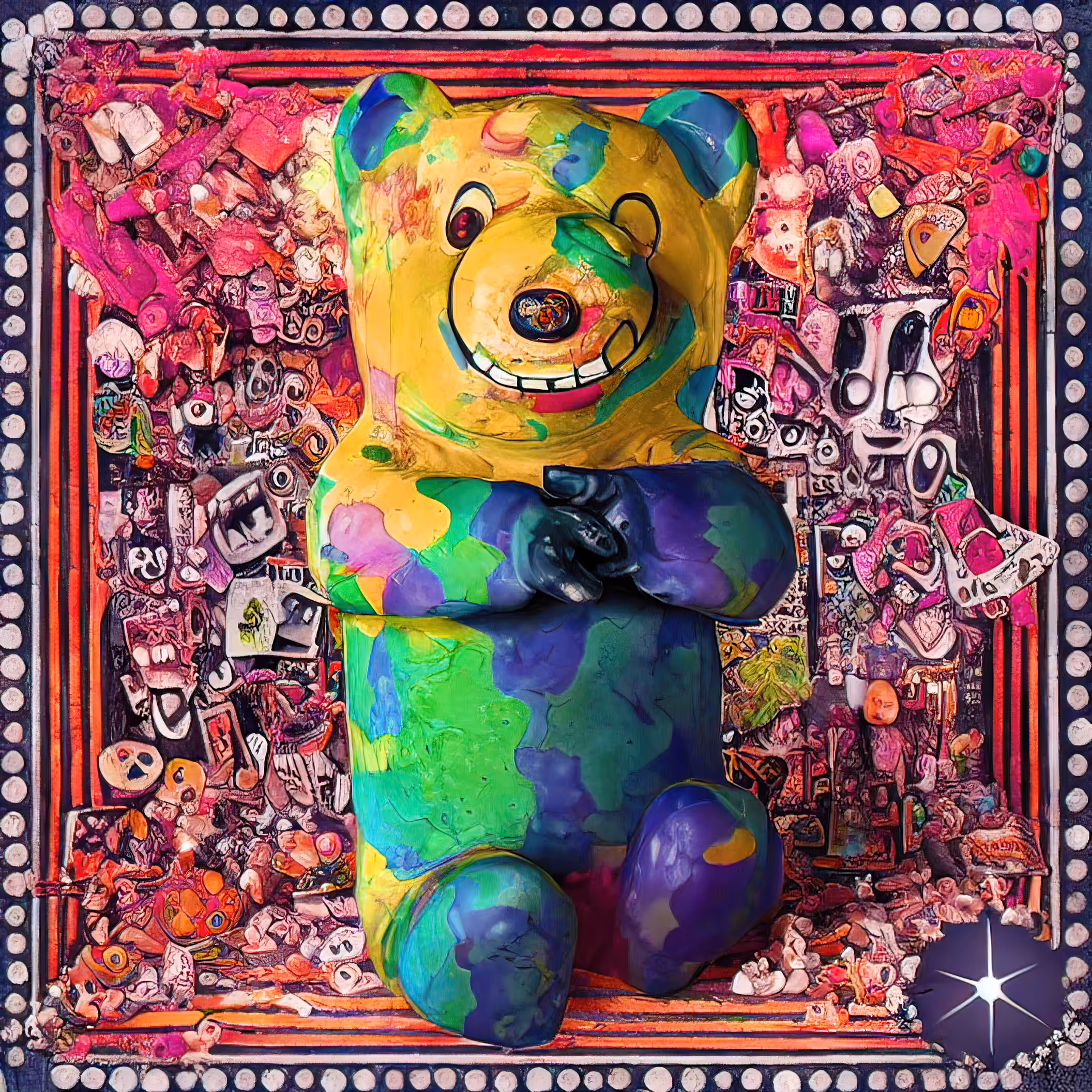 Ai Bear Art from GummyLSD