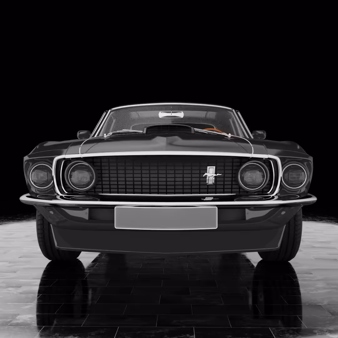 NFT Antique Car Series - Ford Mustang