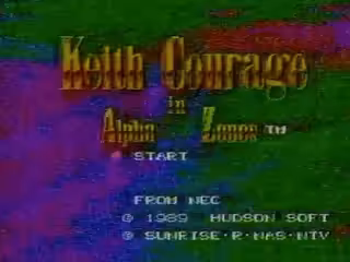 Keith Courage in Alpha Zones