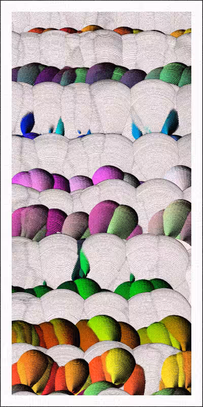 Balloon Field on Clouds #65