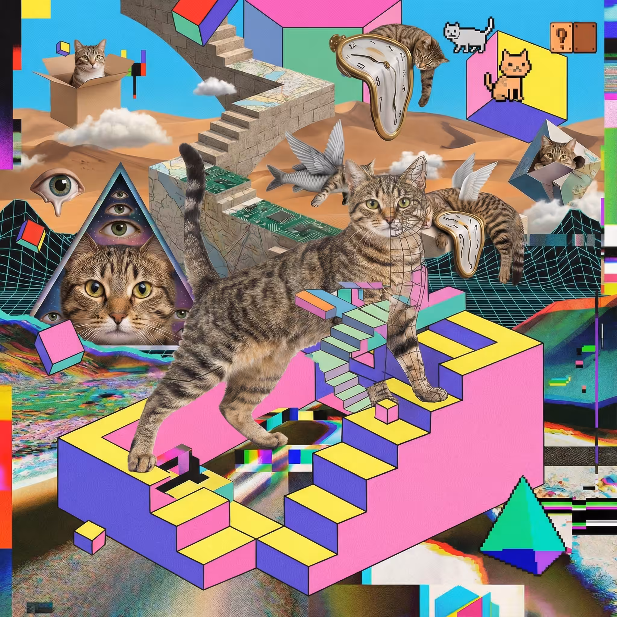 abstract cats #20