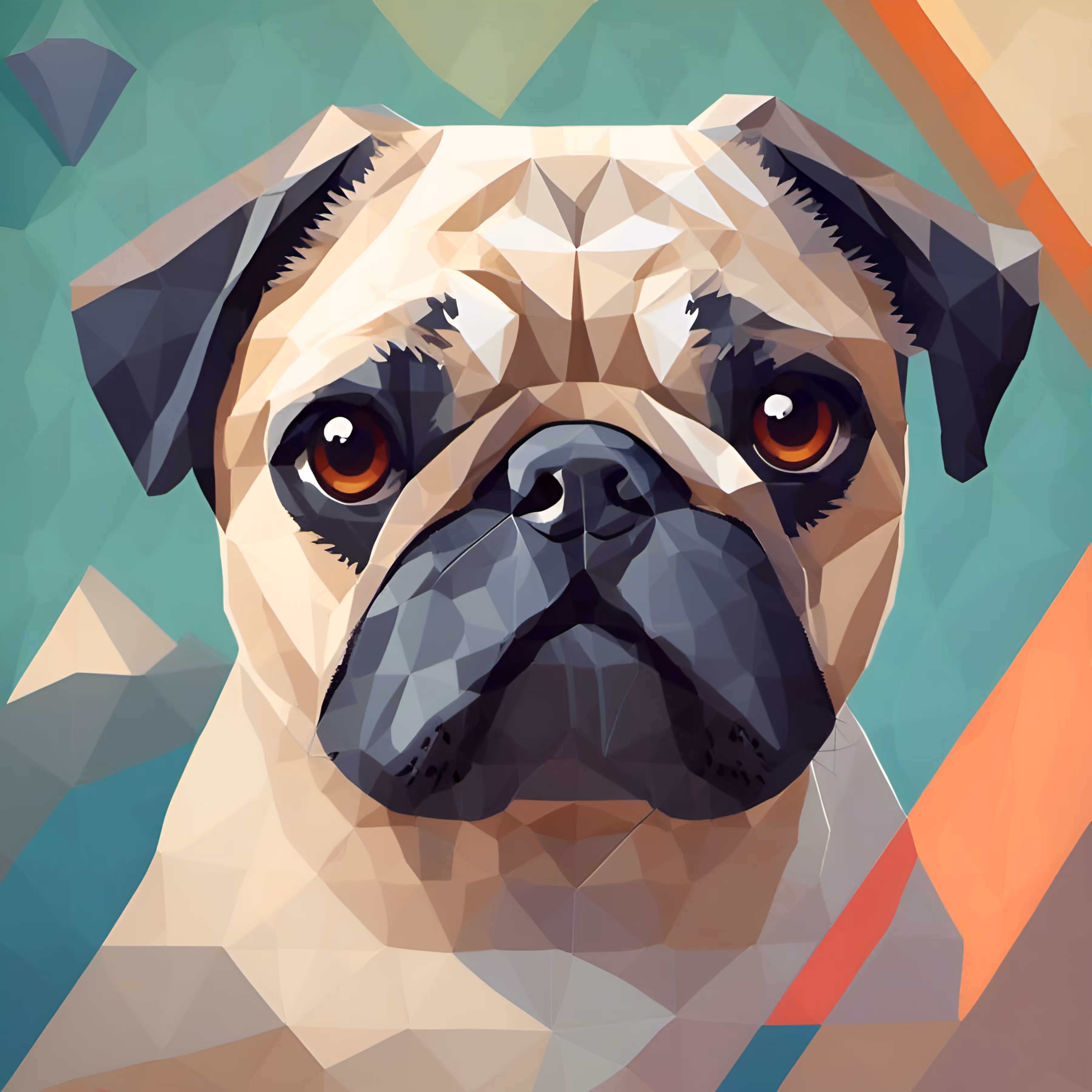Lowpoly Pug #5