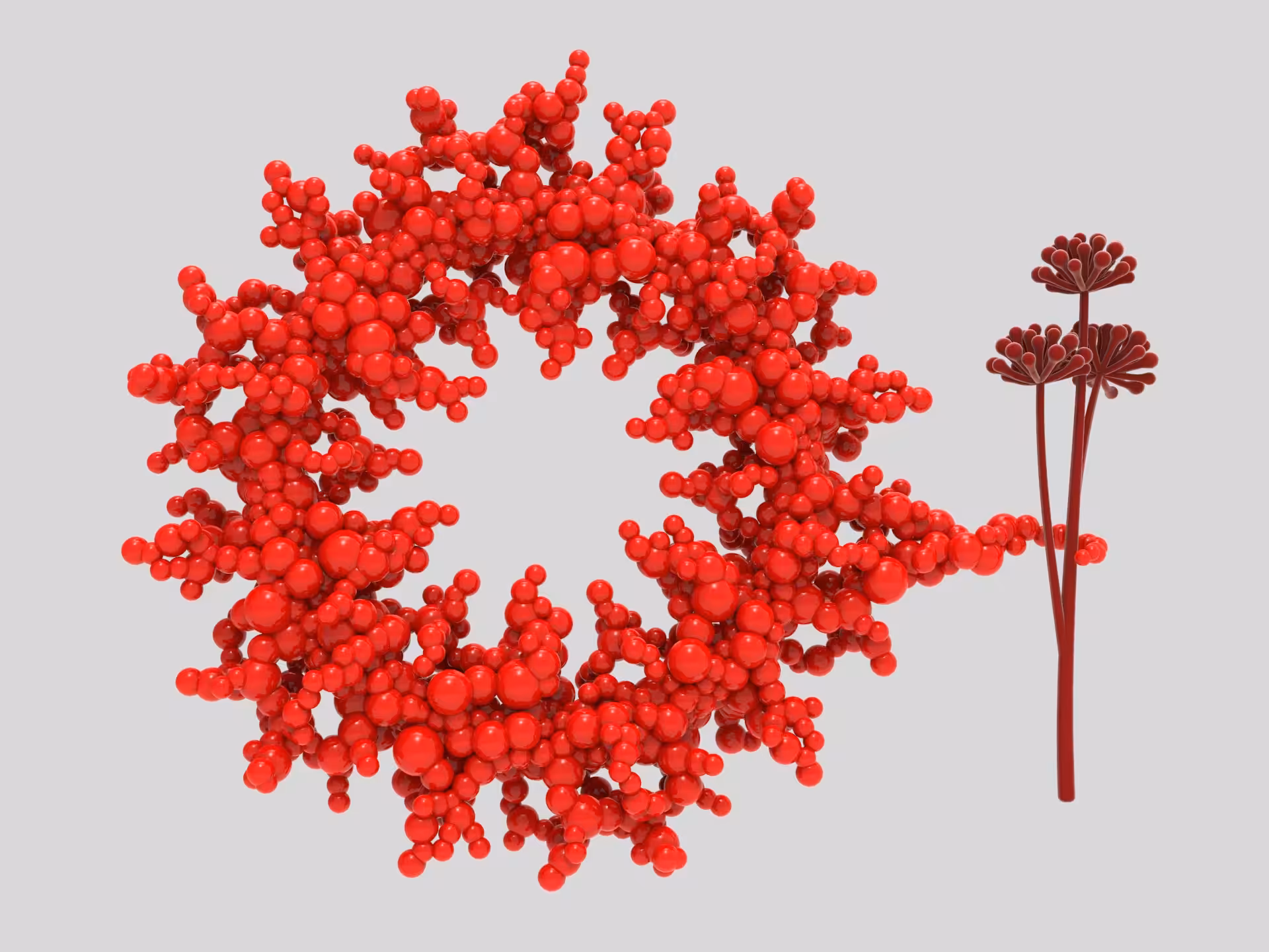 Alien #21. Valentine's Flowers Dendrite