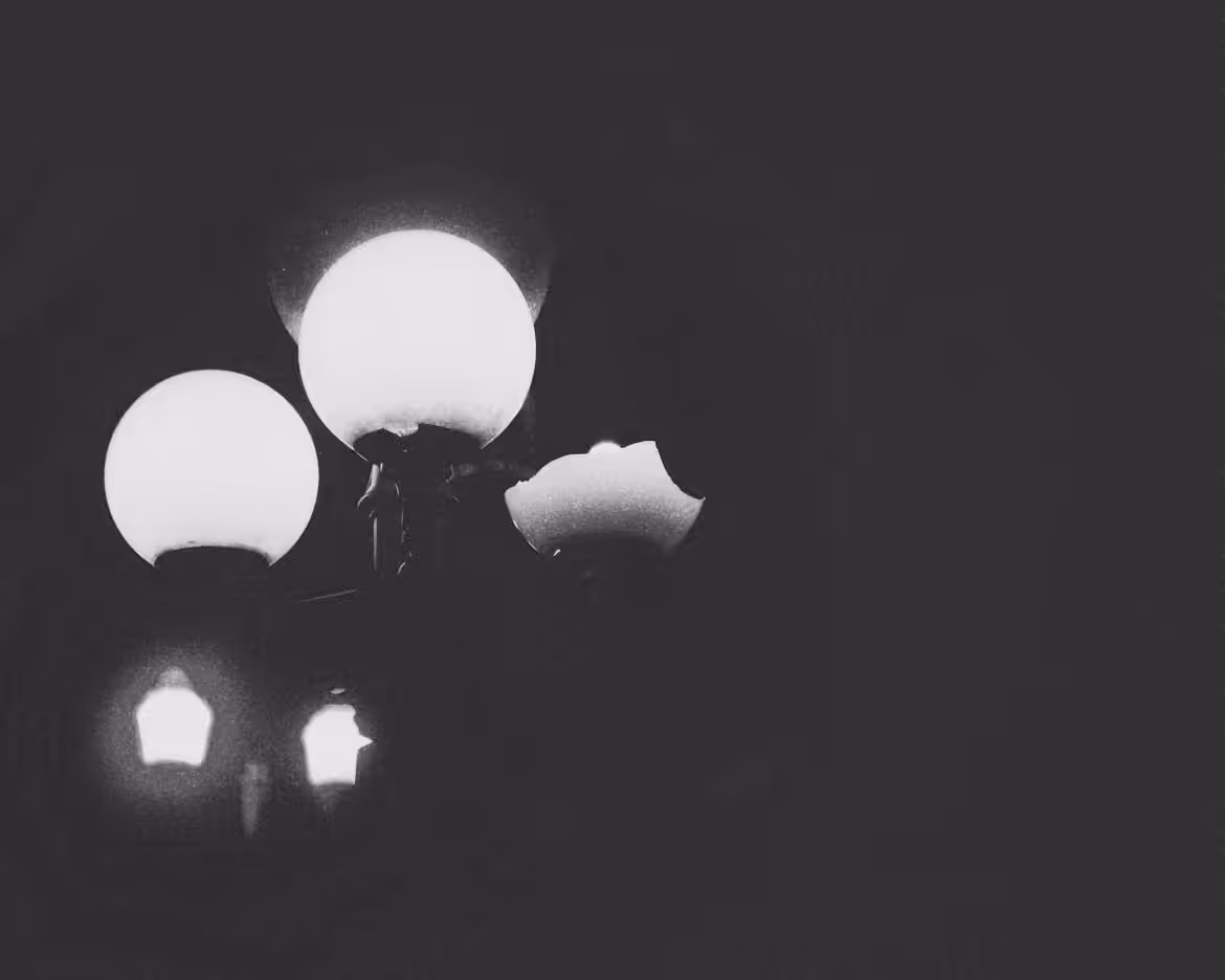 Going out like broken lights