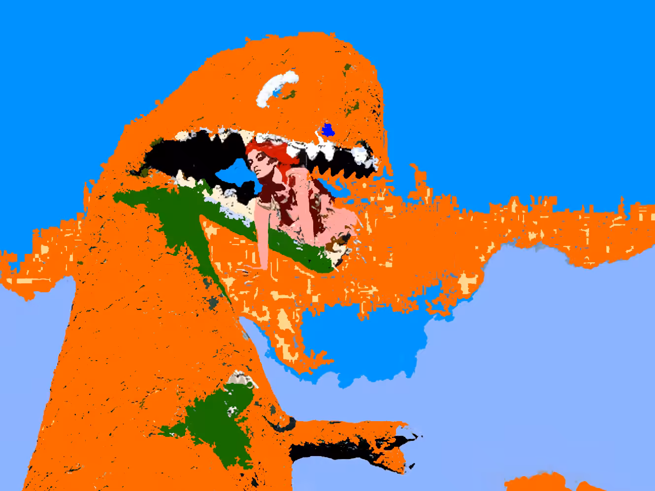 Voracious Orange Beast