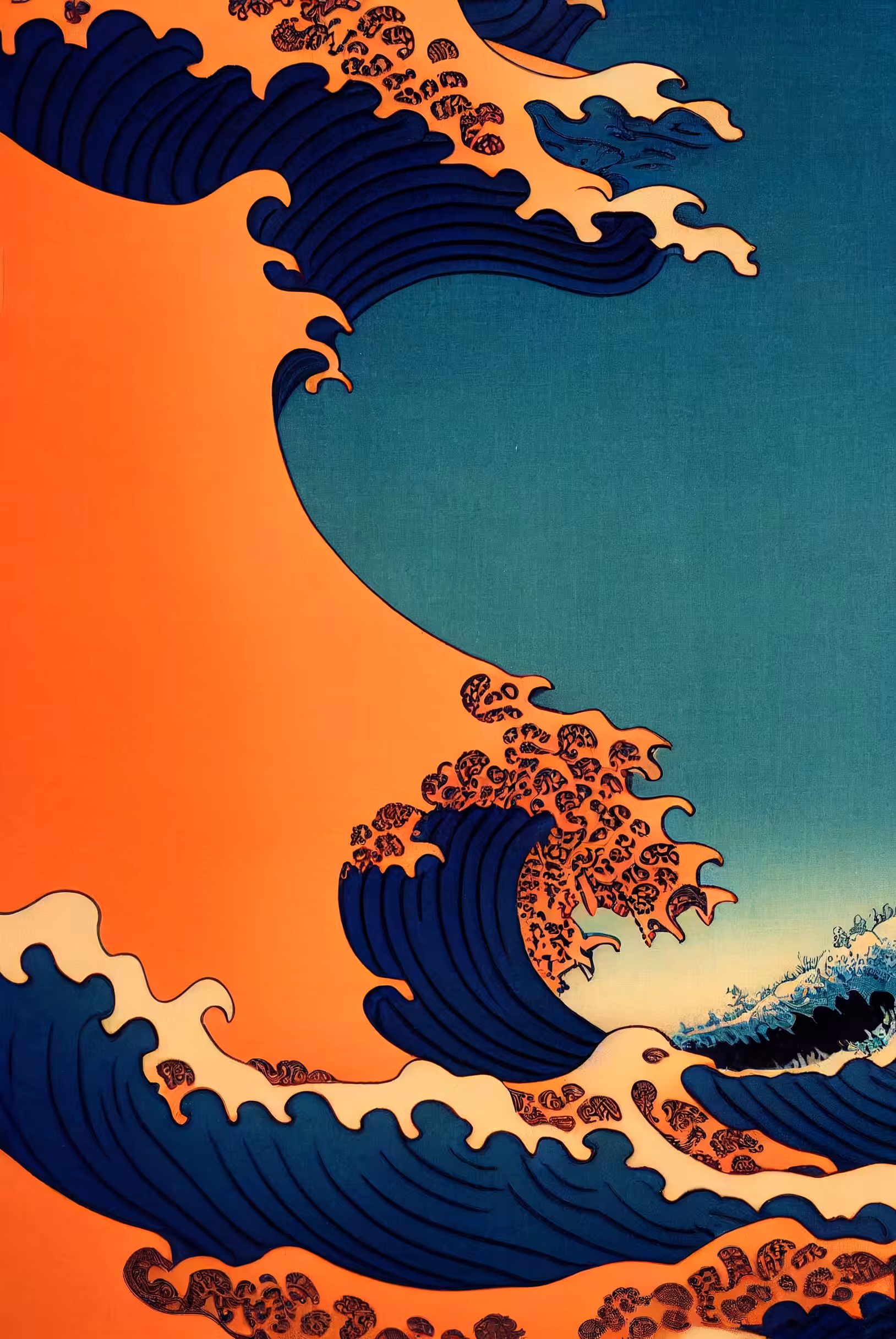 Orange Wave 