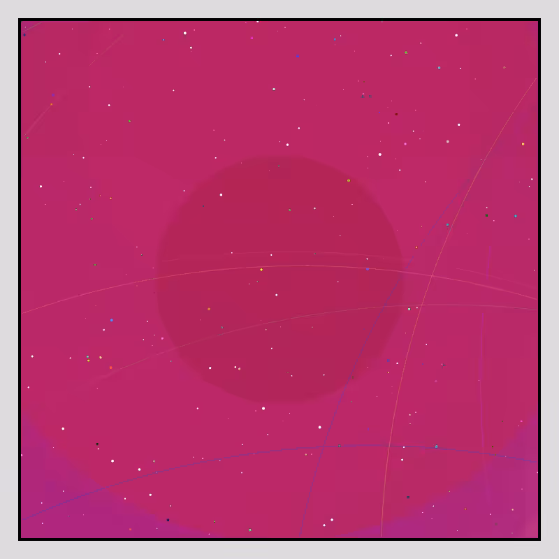 Color Field Starry B #53