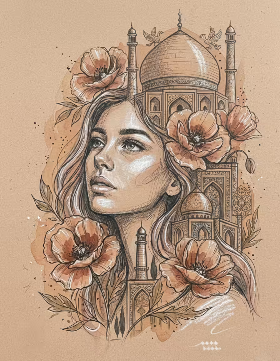 Floral Echoes of a City - 5