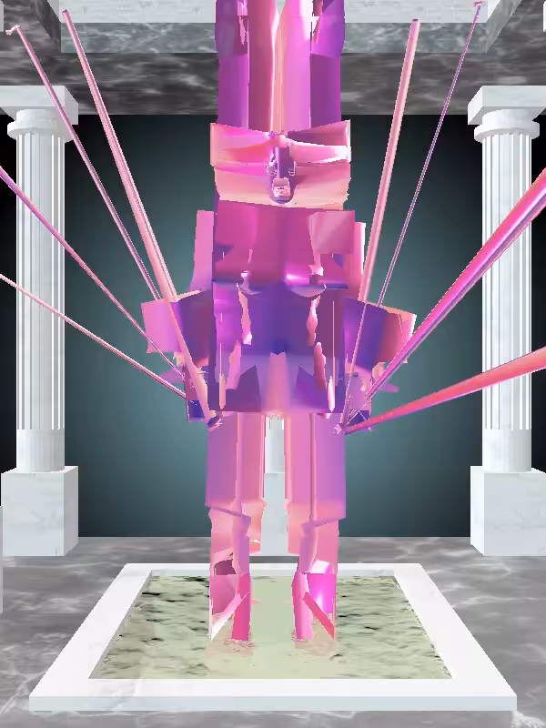 HeavenComputer: The Jumping Magnetic Magenta Woman #7373