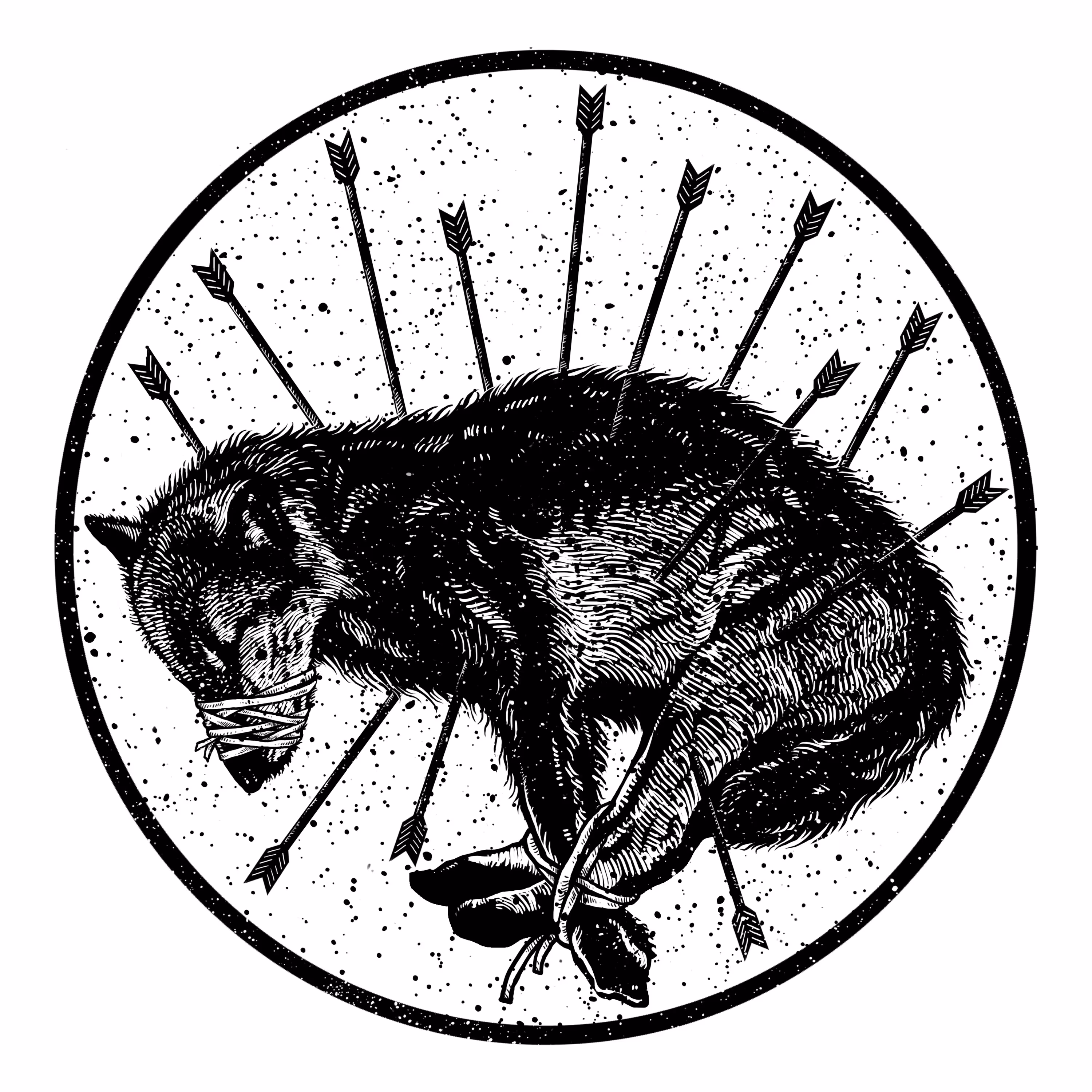 Dead wolf