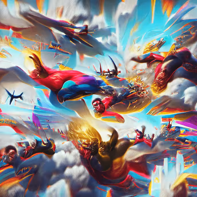 Flight of the Superhuman Marvel