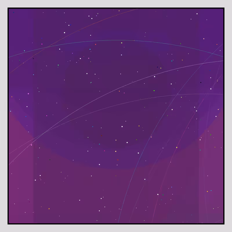 Color Field Starry B #86