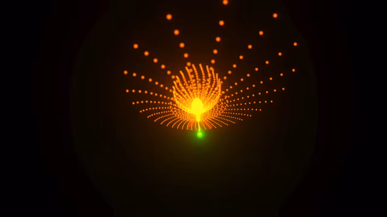 Abstract dance of light 