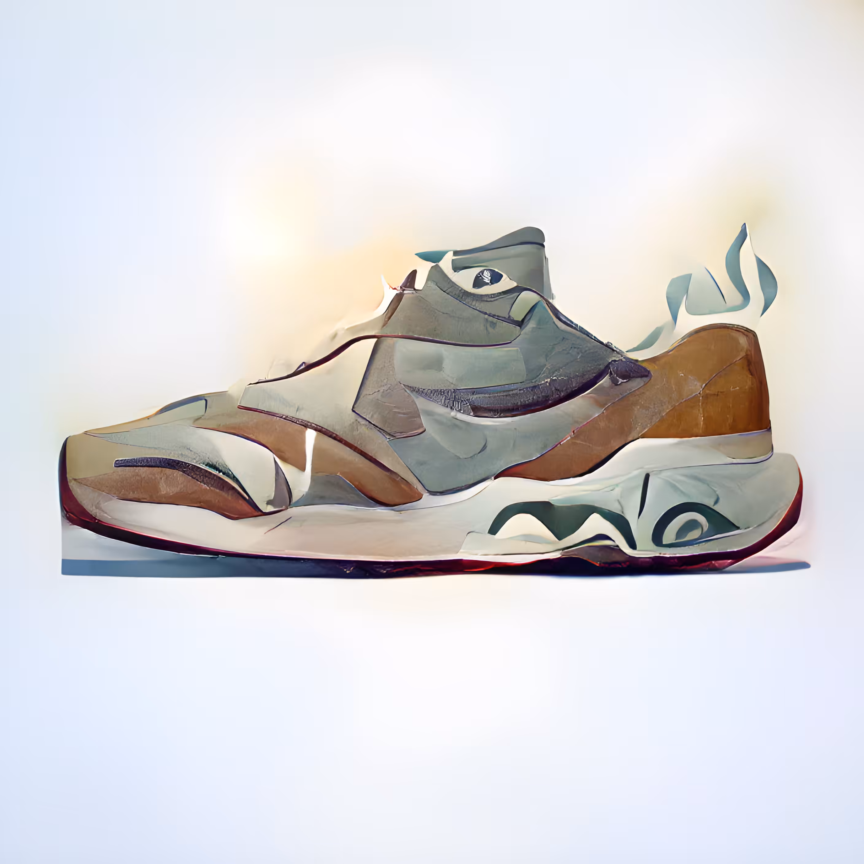 Air Max in Aaron Douglas style