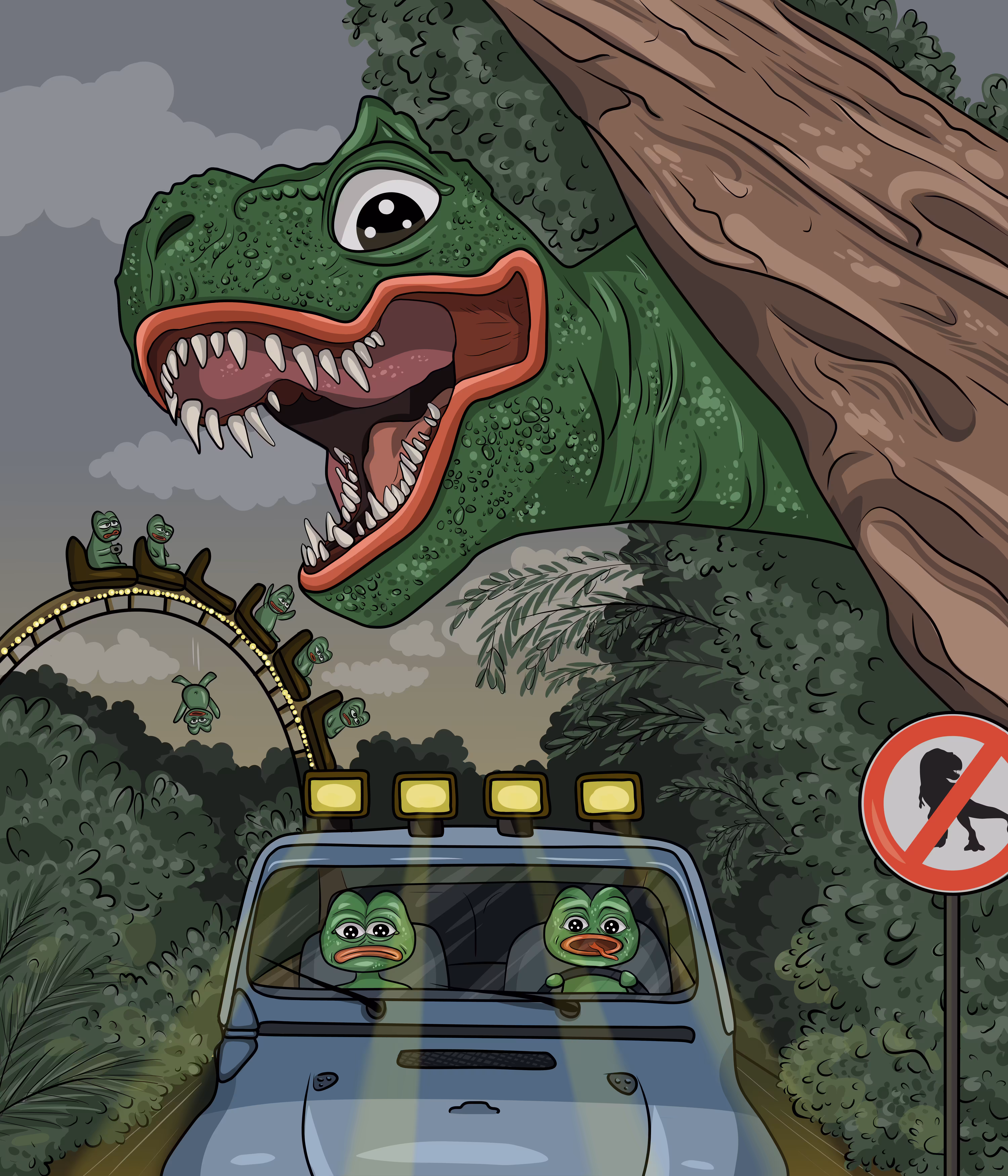 TWO FRIENDS OF PEPE