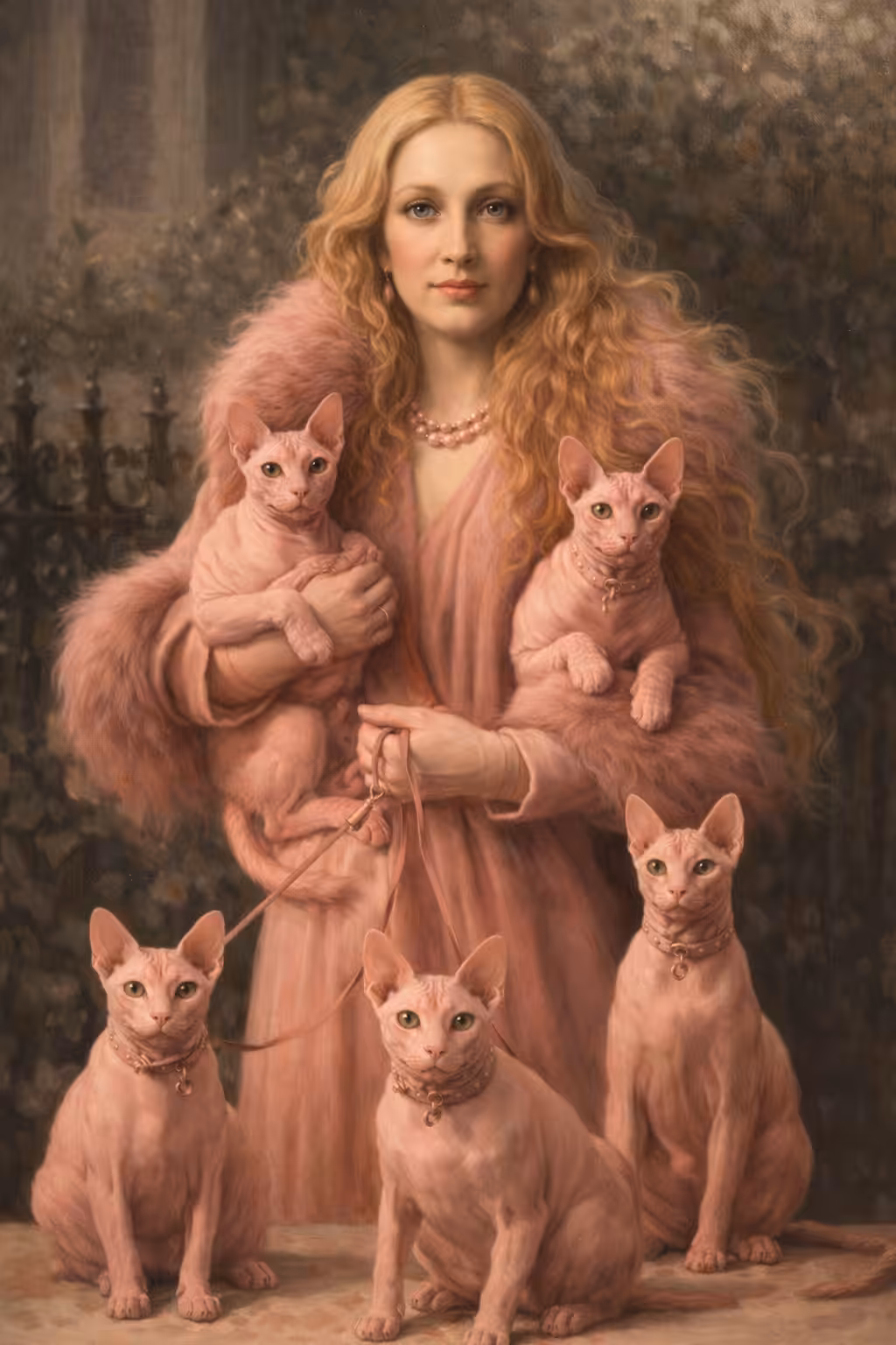 Blush of Solitude: A Ritual of Woman and Feline Becoming